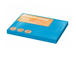 Kleepmärkmed ErichKrause, neoonsinised, 100x75mm, 100 lehte