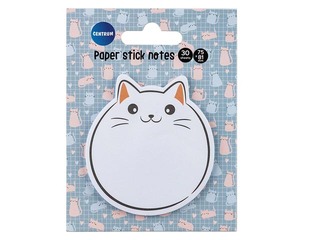 Kleepmärkmete komplekt Cute Cat, 75×81mm, 30 lehte