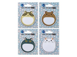 Sticky notes set Cute Cat, 75×81mm, 30 sheets