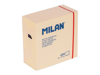 Sticky notes Milan, yellow, 76x76mm, 400 sheets