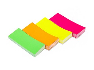 Indeksid Office Point, neoon mix, 50x20mm, 4x50 lehte
