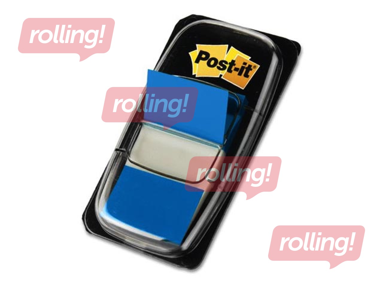 Index tabs plastic Post-it, 25.4 x 43.2 mm, blue