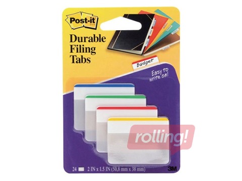 Labeling indices Post-it Strong, different colors, 50.8x38mm