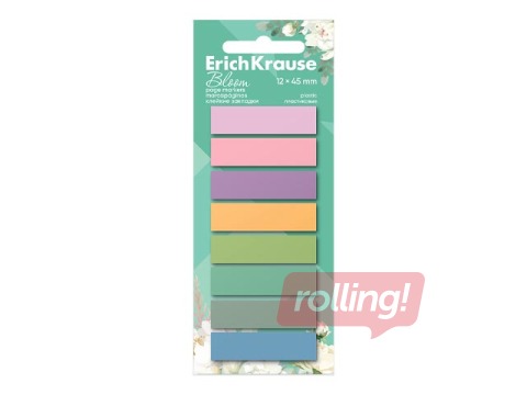 Page markers ErichKrause, Bloom, plastic, assorted colors, 12x45mm, 160 sheets