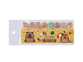 Индексы‑закладки Capybara, бумажные, 50×14мм, 120 листов