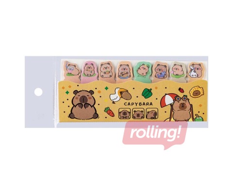 Markeerimissildid Capybara, paberist, 50×14mm, 120 lehte