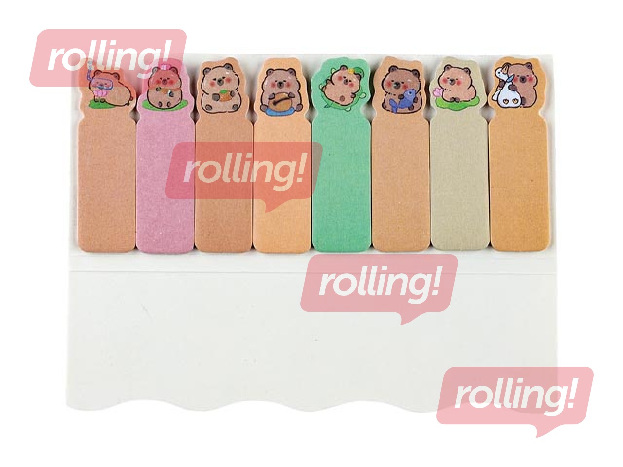 Markeerimissildid Capybara, paberist, 50×14mm, 120 lehte