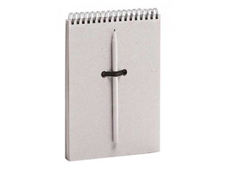 Piezīmju bloks, A5, pelēcīgas lapas