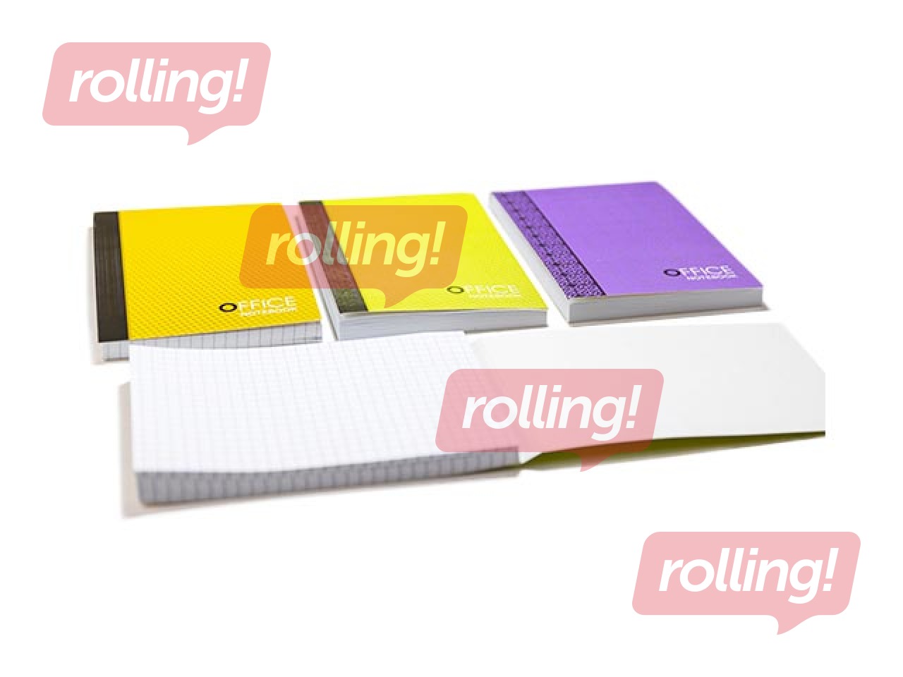 Kaustik Office, A6, ruuduline, 90 lehte