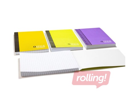 Notebook Office, A6, squared, 90 pages, glued