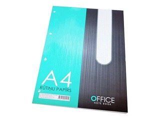 Блокнот А4,  в клетку,, перфорированный, 50 страниц.