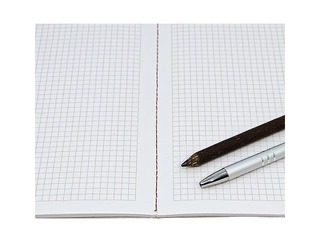 Блокнот Smiltainis Eco, на спирали, A6, в клетку, 70 листов