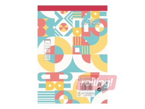 Notebook Concorde, A4, lined, 50 sheets