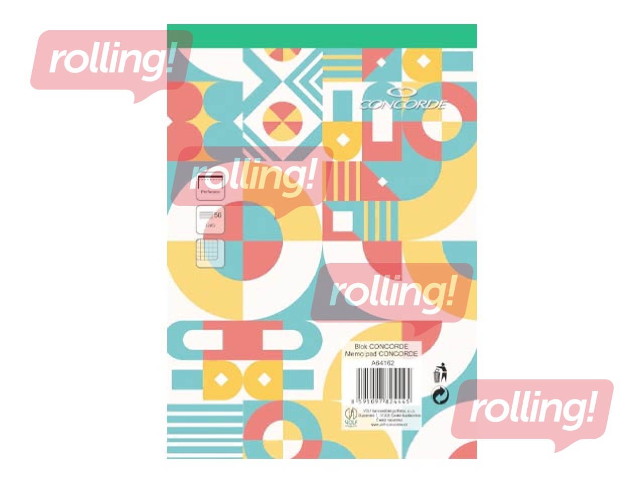 Тетрадь Concorde, A4, в клетку, 50 листов