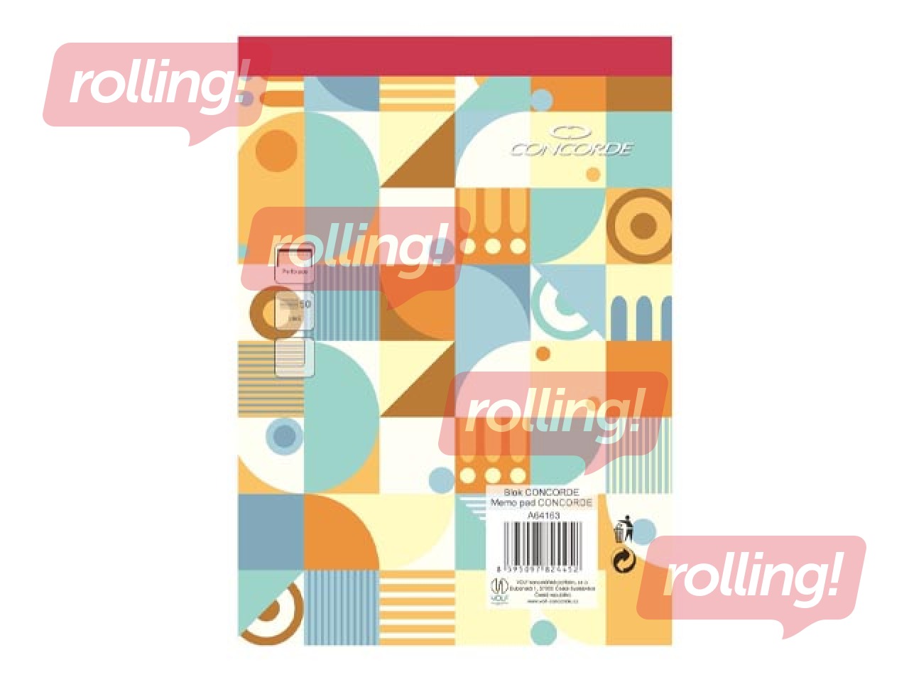 Märkmik Concorde, A5, joondatud, 50 lehte