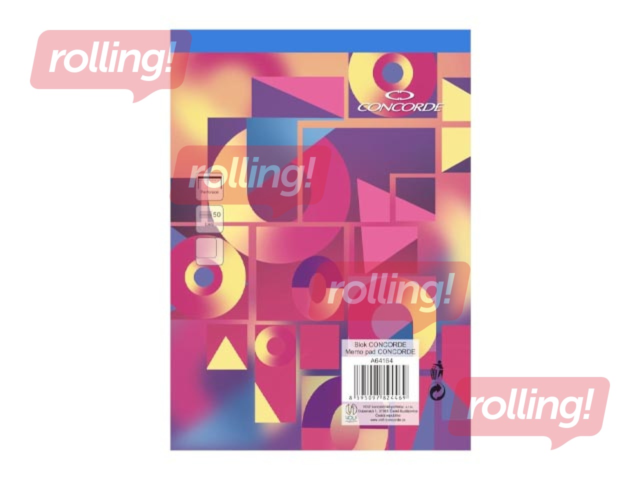 Notebook Concorde, A5, clear, 50 sheets