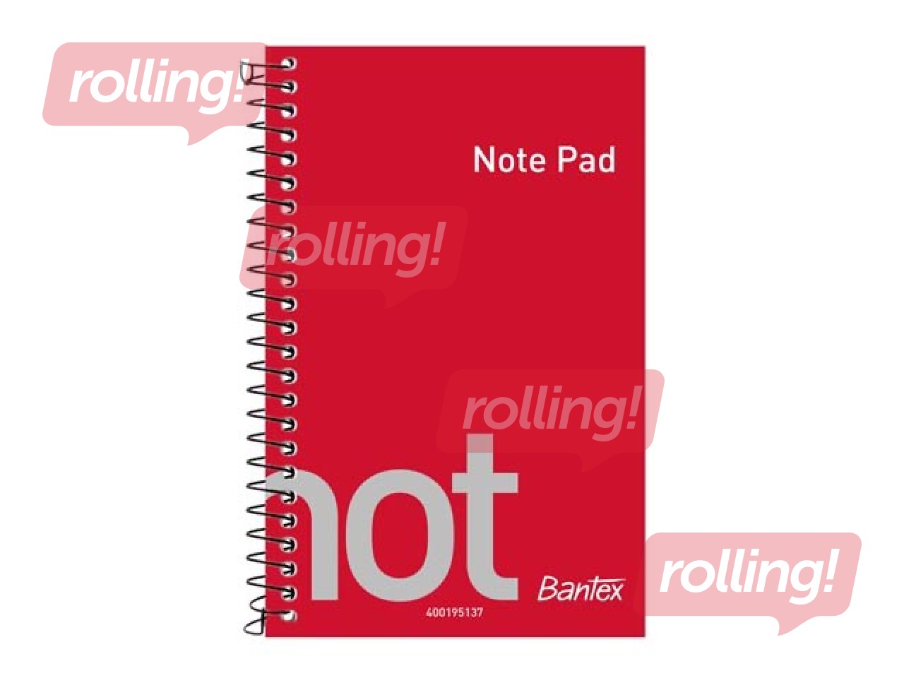 Märkmik Bantex, A6+, ruuduline, 50 lehte