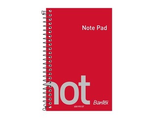 Notepad Bantex, A6+, lined, 50 sheets