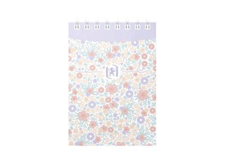 Märkmik Oxford, Floral, A7, jooneline, 140 lehte