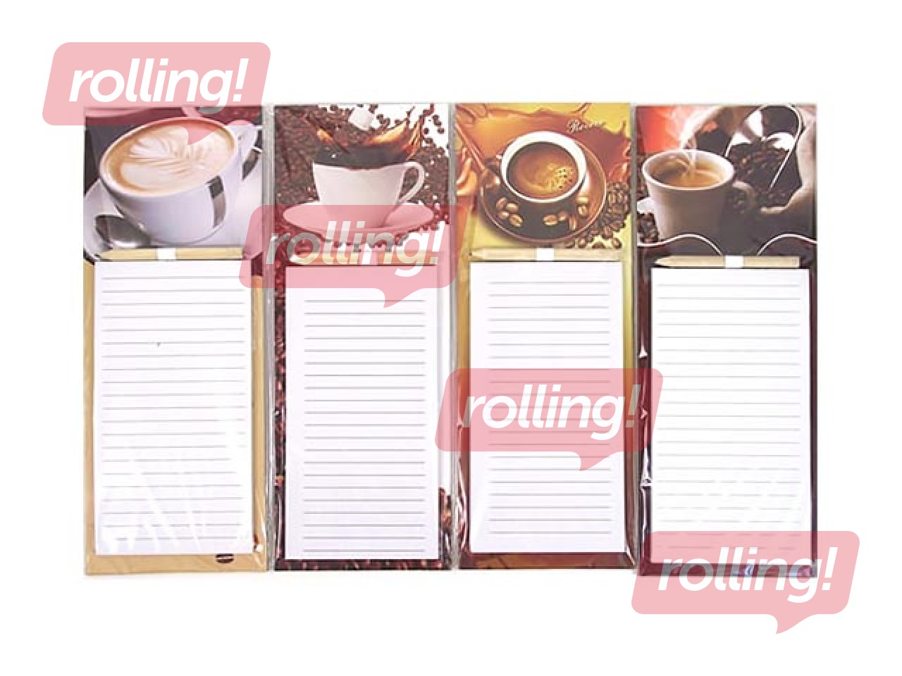 Notepad with magnet, 27x10cm