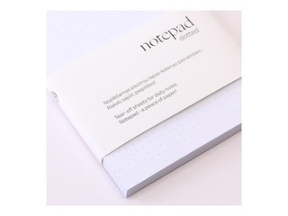 Kaustik Balts, A5, punktiiriga