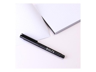 Kaustik Balts, A5, punktiiriga