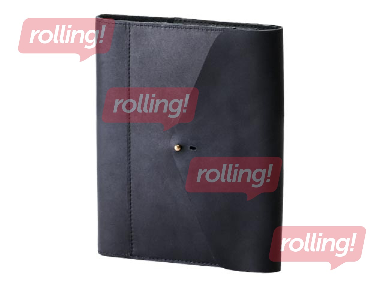 Mapp, A5, ehtne nahk, must