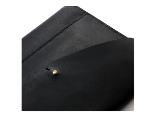 Mapp, A5, ehtne nahk, must