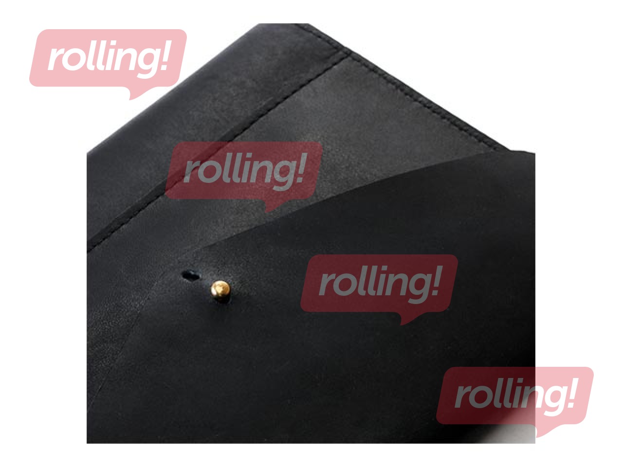 Mapp, A5, ehtne nahk, must