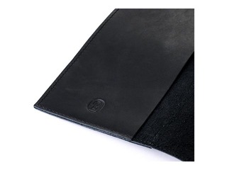 Обложкa для блокнотов, A5, натуральная кожа, черный