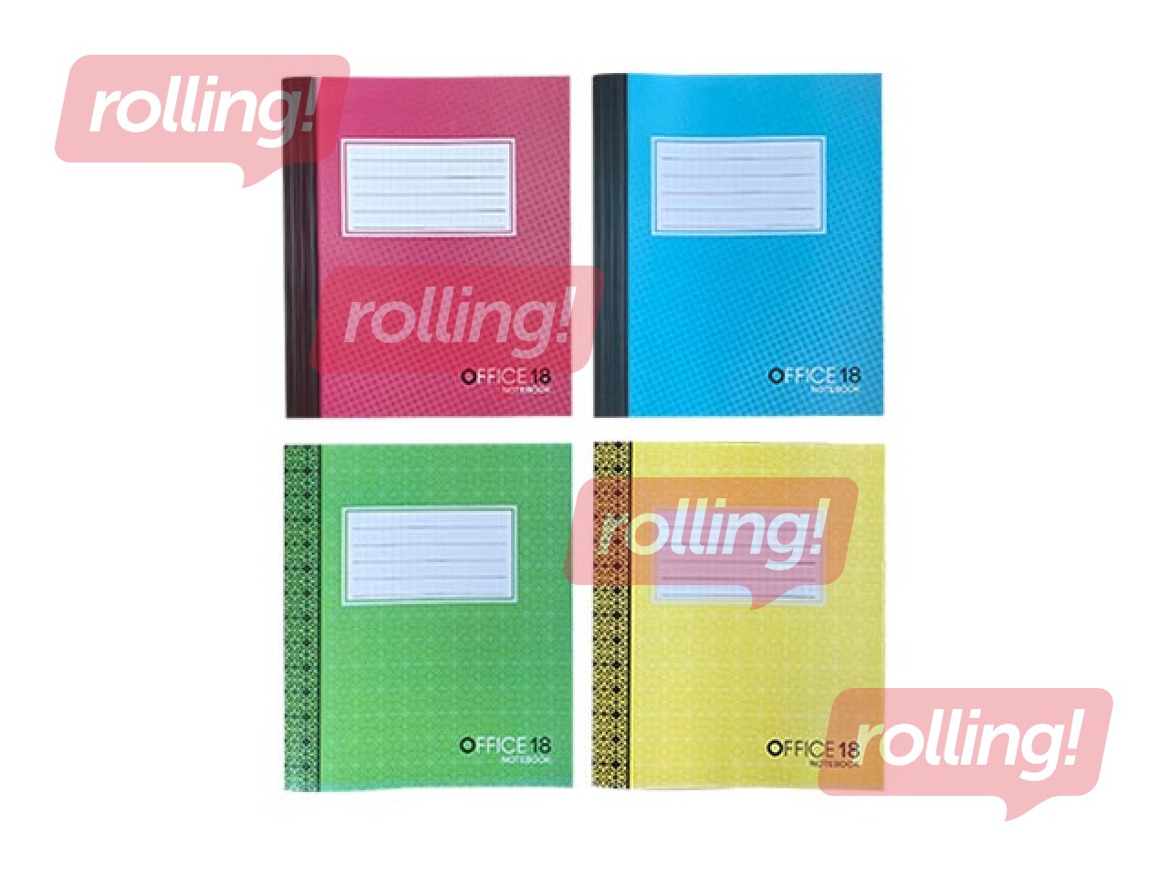 Ruuduline ABC Jums, vihik, 18 lehekülge