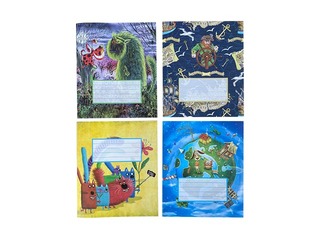 Exercise book ABC Jums, squared, 12 pages