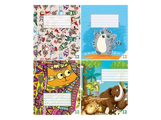 Burtnīca ABC Jums, līniju, 12 lapas