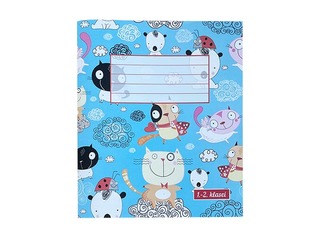 Exercise book ABC Jums, 1st-2nd class, lined, 12 pages 