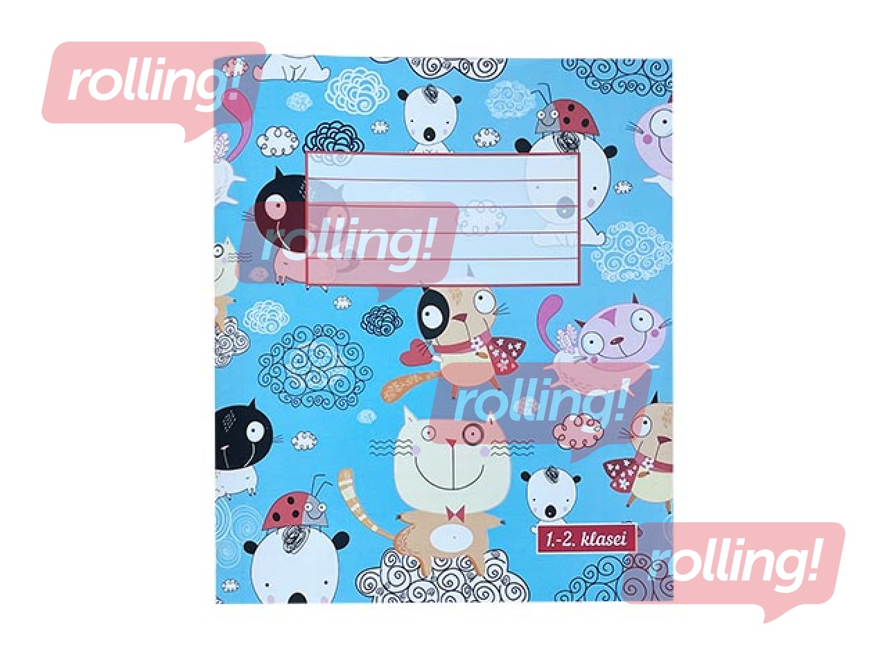 Exercise book ABC Jums, 1st-2nd class, lined, 12 pages 