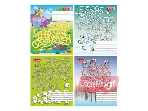 Burtnīca ABC Jums, 4. klasei, līniju, 12 lapas