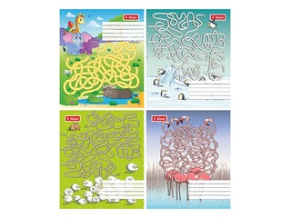 Jooneline vihik ABC Jums, 4 klass, 12 lehekülge 