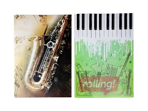 Нотная тетрадь ABC Jums, A4, 10 листов