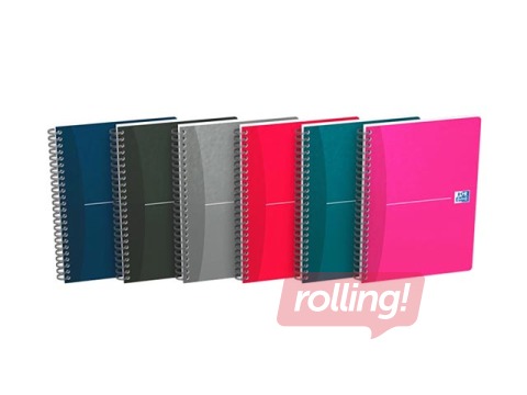 Spiral notebook Oxford Essentials, A5, 90 squared sheets 