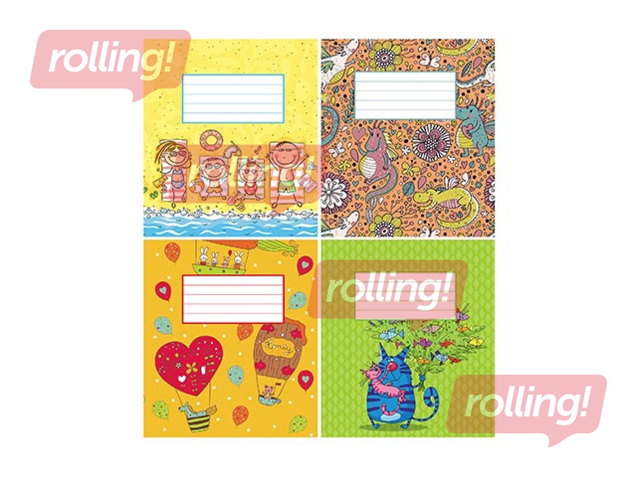 Ruuduline vihik ABC Jums, suur ruut, 12 lehekülge  