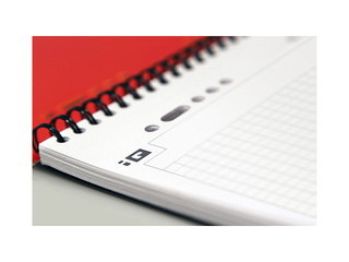 Kaustik spiraalköitega  Oxford International ActiveBook A5+, ruuduline, 80 lehed