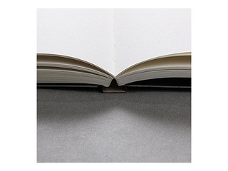 Piezīmju grāmata Hard, rūtiņu, A5, tumši zila ar zilu gumiju