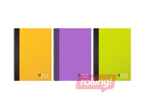 Spiral notebook ABC Jums, A4, squared, 48 pages