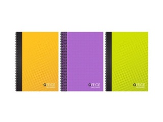 Spiral notebook ABC Jums, A4, squared, 48 pages