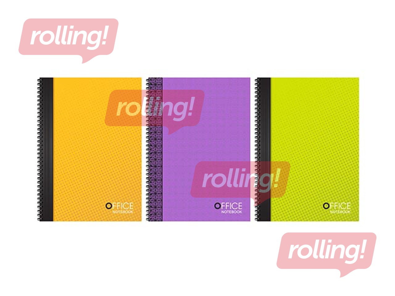 Spiral notebook ABC Jums, A4, squared, 48 pages