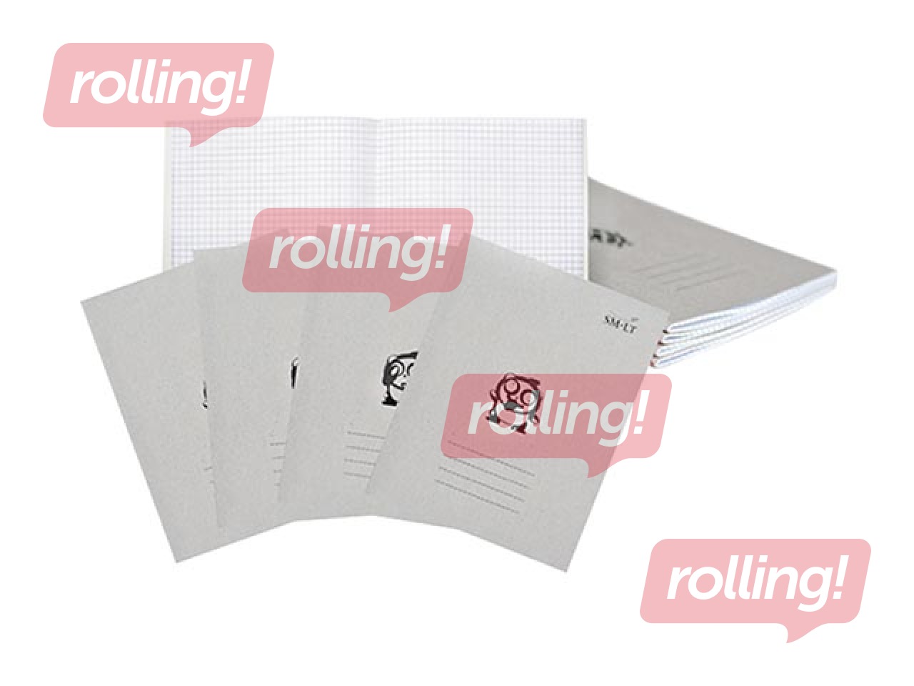 Vihik SM·LT, ruuduline, 12 lehekülge