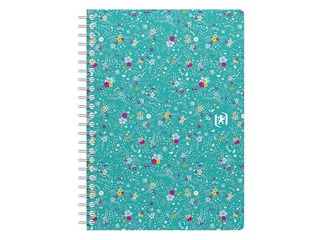 Notebook with spiral Oxford Floral, A5, ruled, 60 pages