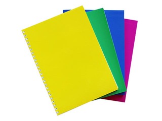 Spiral notebook A4, squared, 48 sheets