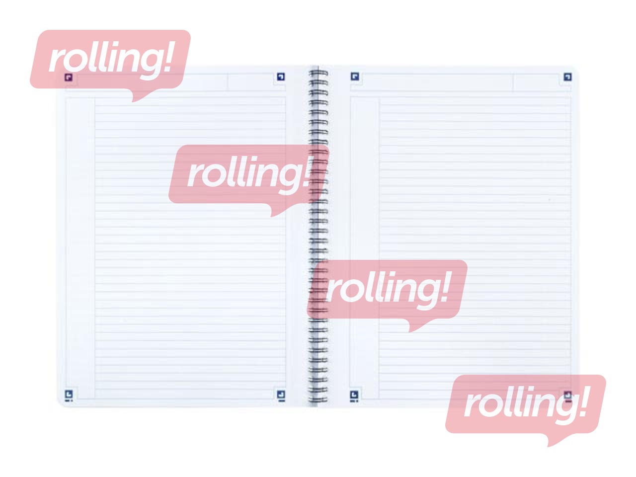 Kaustik Oxford Touch, A4+, jooneline, 70 lehte