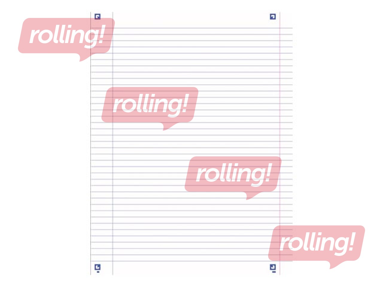 Notebook Oxford Touch, A4+, ruled, 70 pages